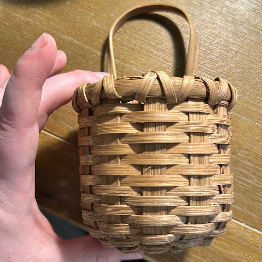 Vintage Miniature Hanging Planter